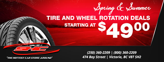 Spring & Summer Tire and Wheels Rotation Deals Starting at $49.00