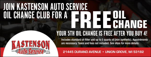 Buy 4, Get your 5th Oil Change FREE!