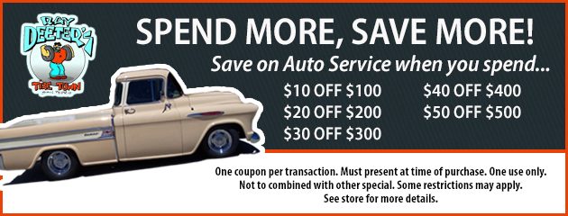 Spend More, Save More on Auto Service!