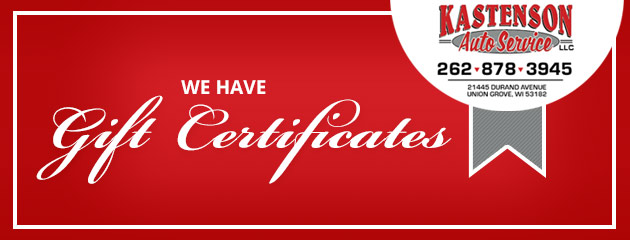 We Have Gift Certificates