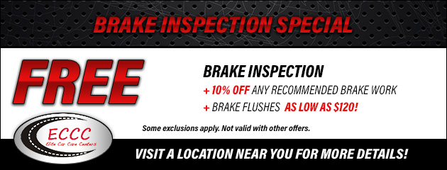 Free Brake Inspection plus 10% Off