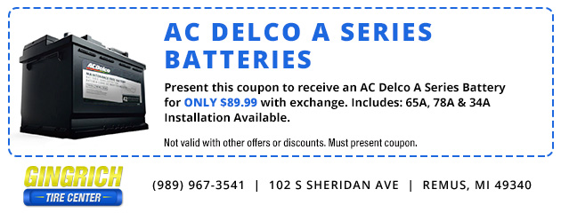 AC Delco A Series Battery Special