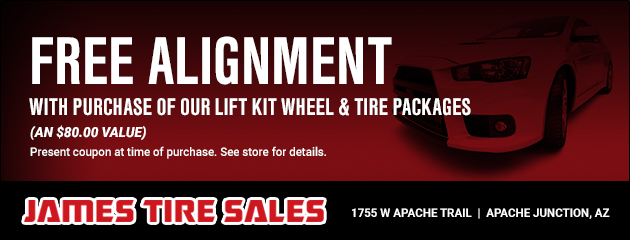 Free Alignment with Purchase Special