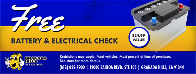 Free Battery & Electrical Check