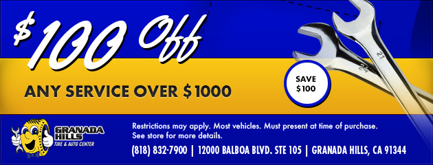 $100 Off Any Service Over $1000