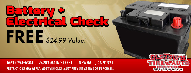 Free Battery & Electrical Check Savings Special 