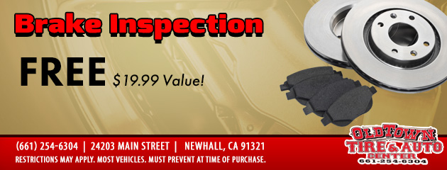 Free Brake Inspection Savings Special 