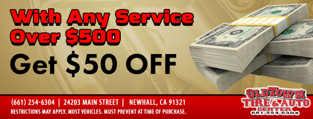 Any Service Over $500 Savings Special 