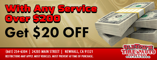 Any Service Over $200 Savings Special 