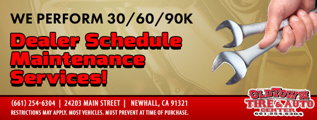 We Perform 30/60/90k Dealer Schedule Maintenance Services!