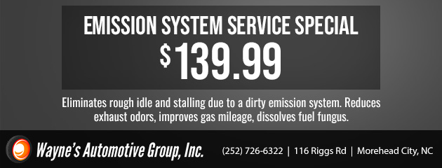 Emission System Service Special