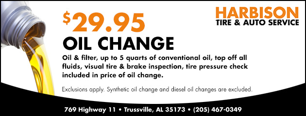 $29.95 Oil Change