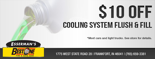 $10 Off Cooling System Flush & Fill
