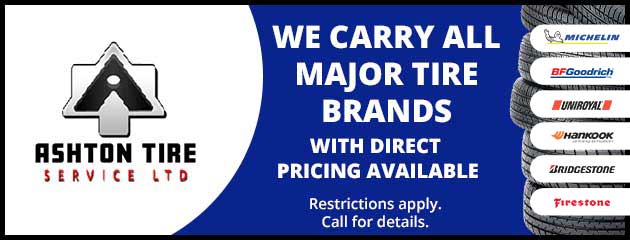We Carry All Major Tire Special