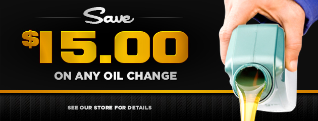 Oil Change - $15 Off