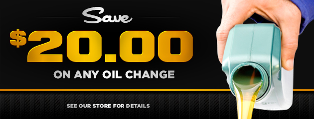 Oil Change - $20 Off