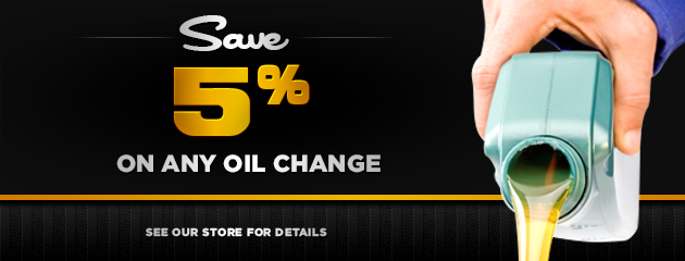 Oil Change - 5% Off