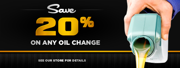 Oil Change - 20% Off