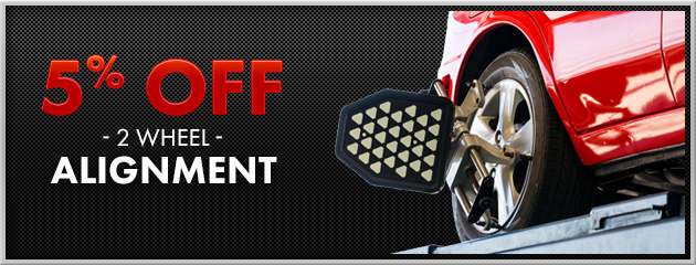 Alignment - Two Wheel - 5% Off