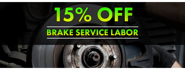 Brake Service - 15% Off