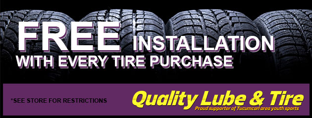 Free Installation with every tire purchase!