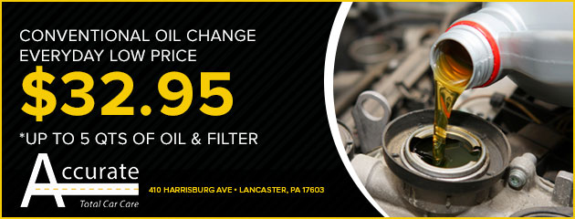 $32.95 Conventional Oil Change