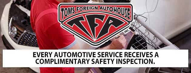 Complimentary Safety Inspection with every auto service