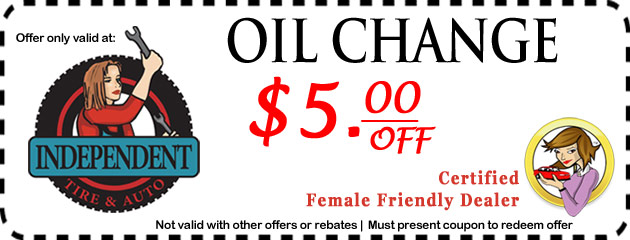 $5 off Oil Change Special